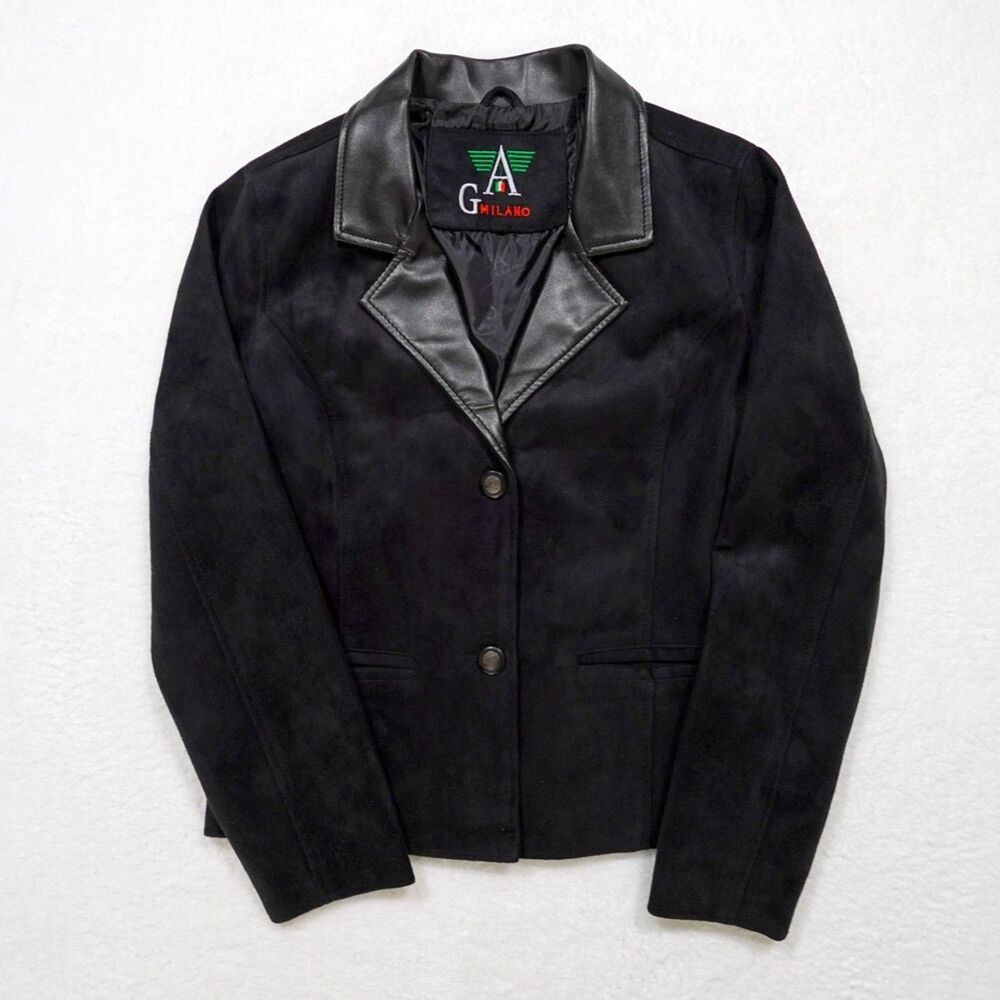 GA Milano Suede Leather Jacket Made in Italy - Women’s Small